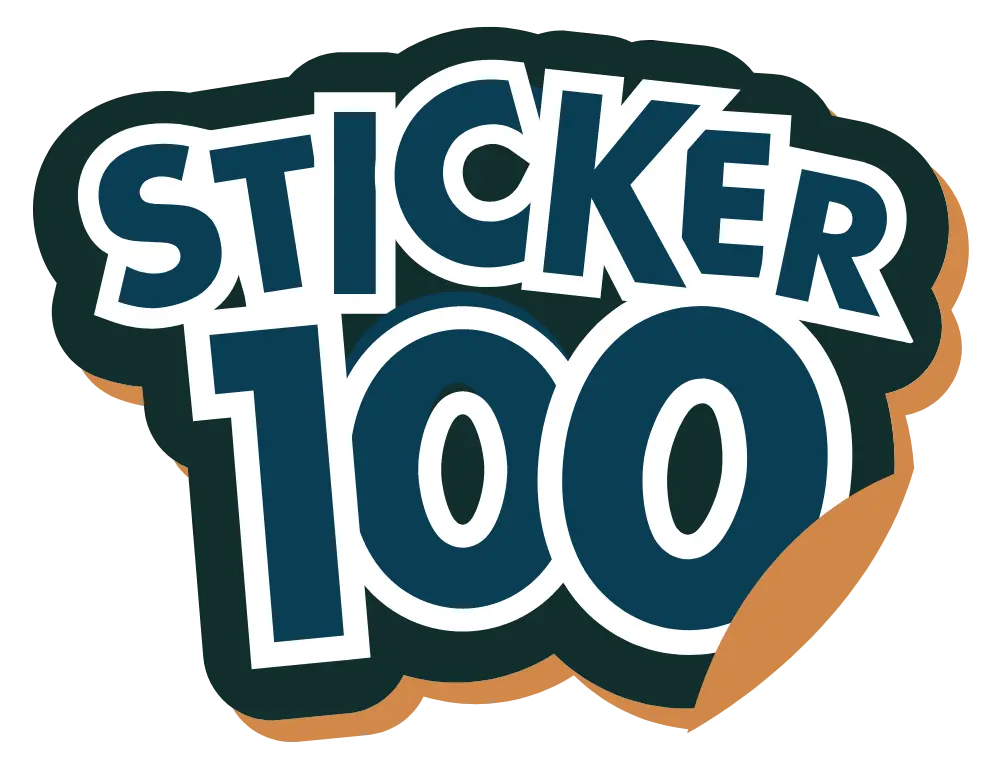 Lag logo-klistremerker som gjør merkevaren din synlig STICKER 100