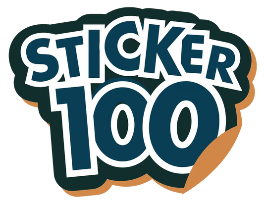 Lag logo-klistremerker som gjør merkevaren din synlig STICKER 100
